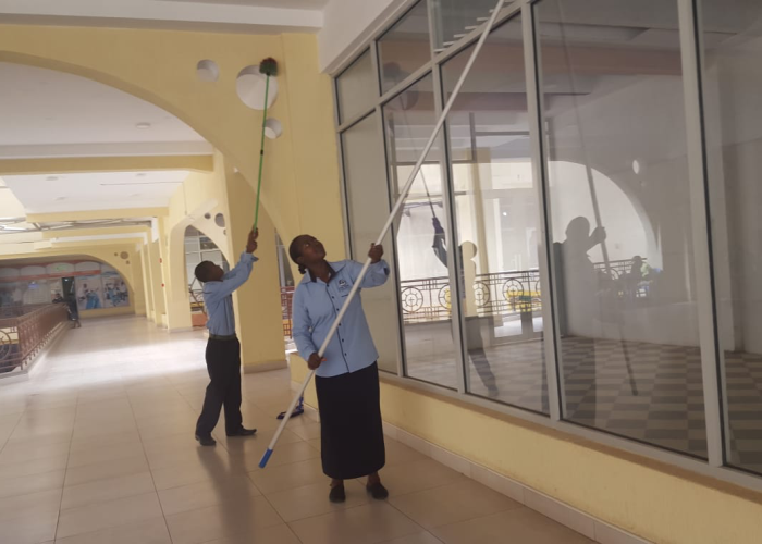 Cleaning service result