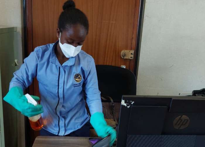 Cleaning service result